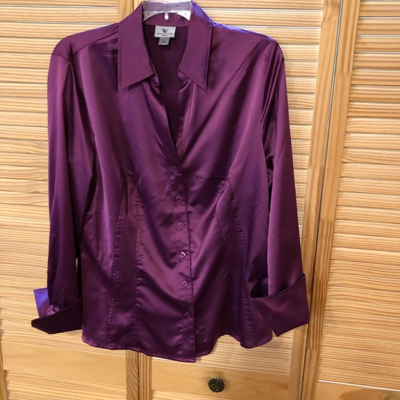 Worthington Stretch blouse in a beautiful color - Picture 1 of 4